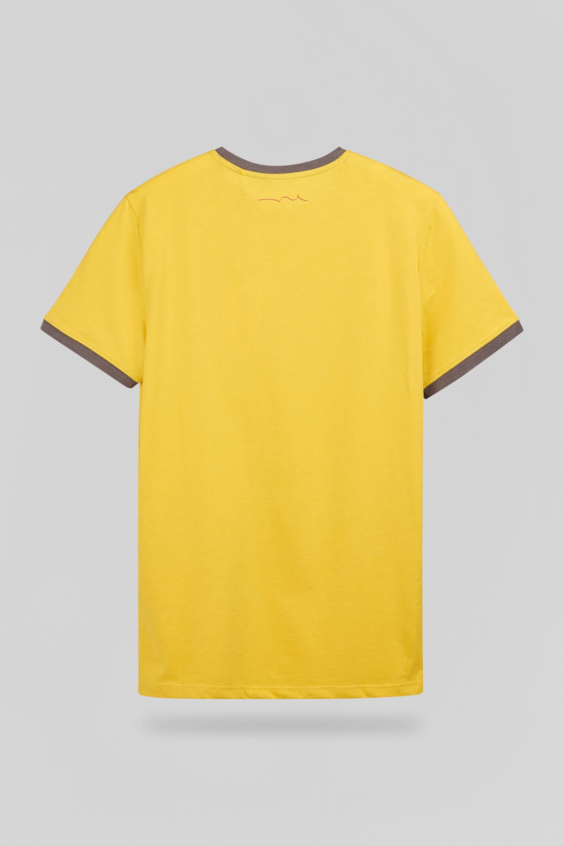 T-shirt col rond THE TEE 2 R MC JAUNE OCRE CHINE - Teddy Smith