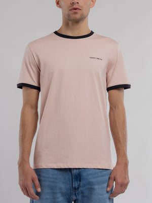 T-shirt THE-TEE 2 R MC ROSE PASTEL - Teddy Smith