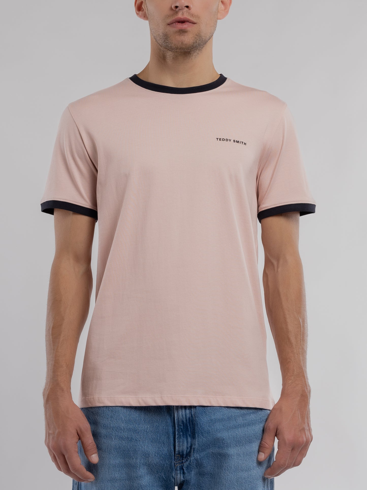 T-shirt THE-TEE 2 R MC ROSE PASTEL - Teddy Smith