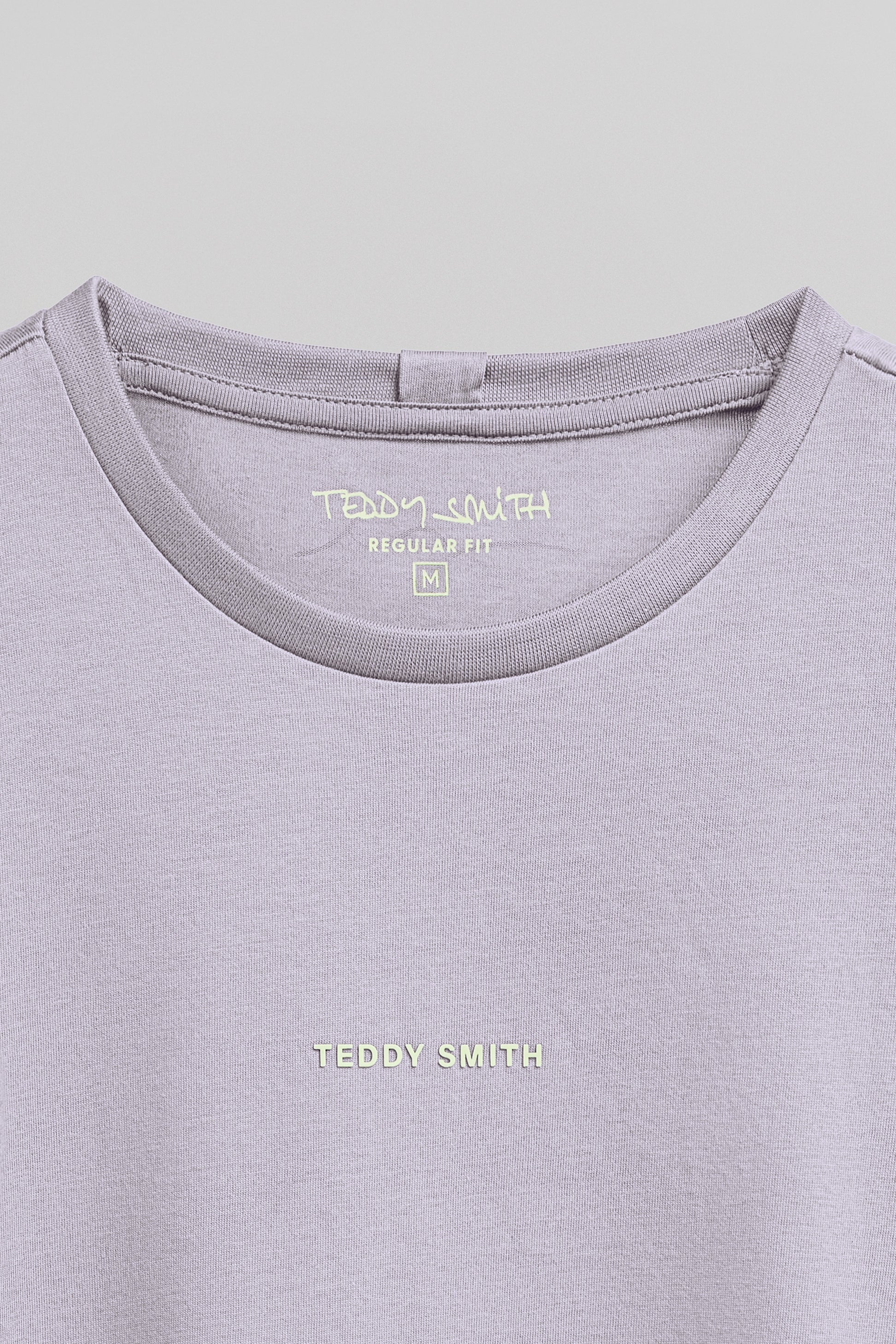 T-shirt col rond T-SOY 2 MC LAVANDE - Teddy Smith