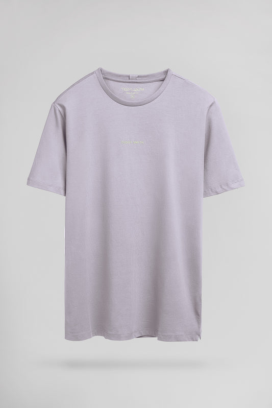 Achat T-shirt col rond T-SOY 2 MC LAVANDE - Teddy Smith