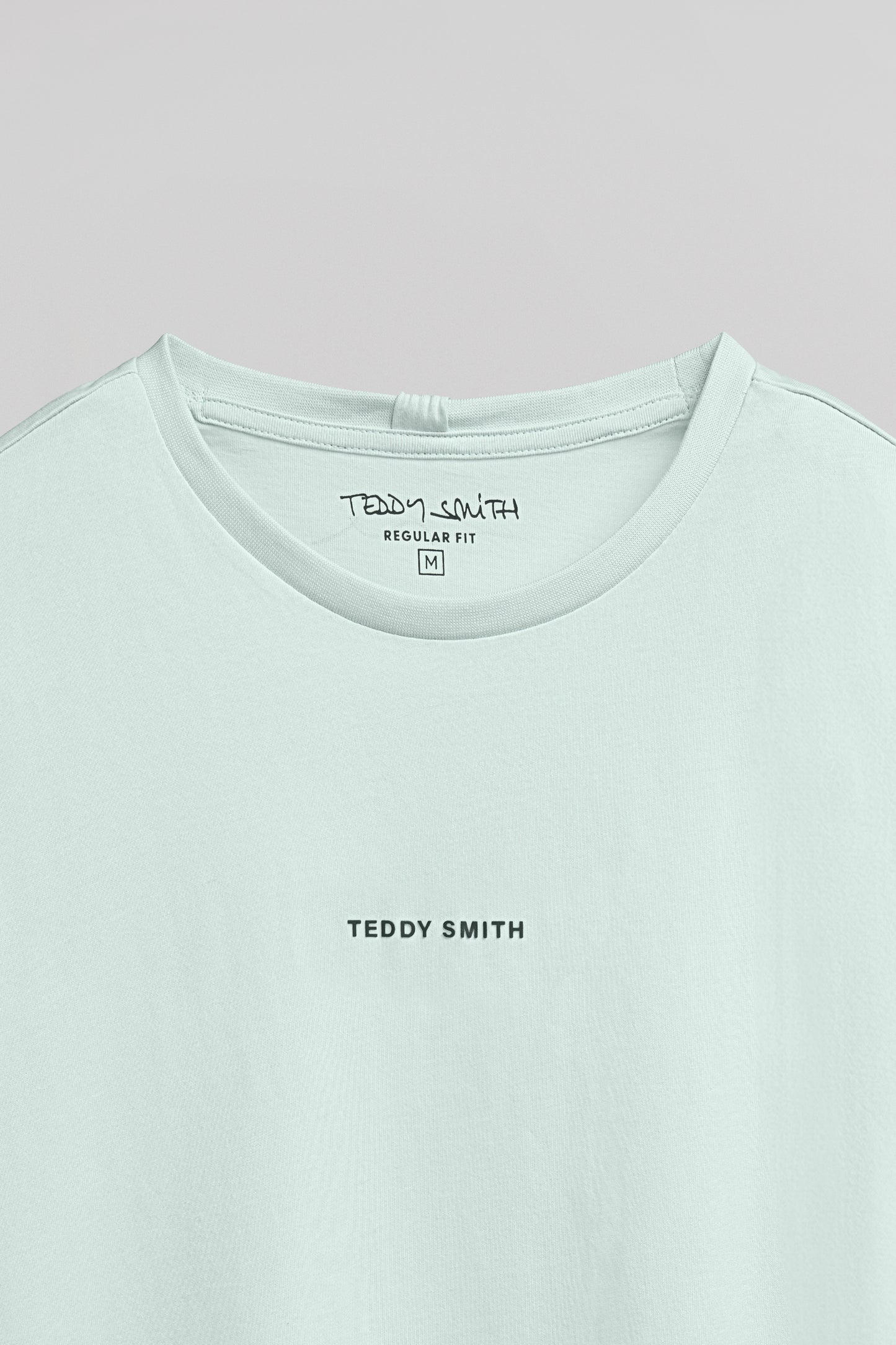 T-shirt col rond T-SOY 2 MC BLEACH MENTHOL - Teddy Smith