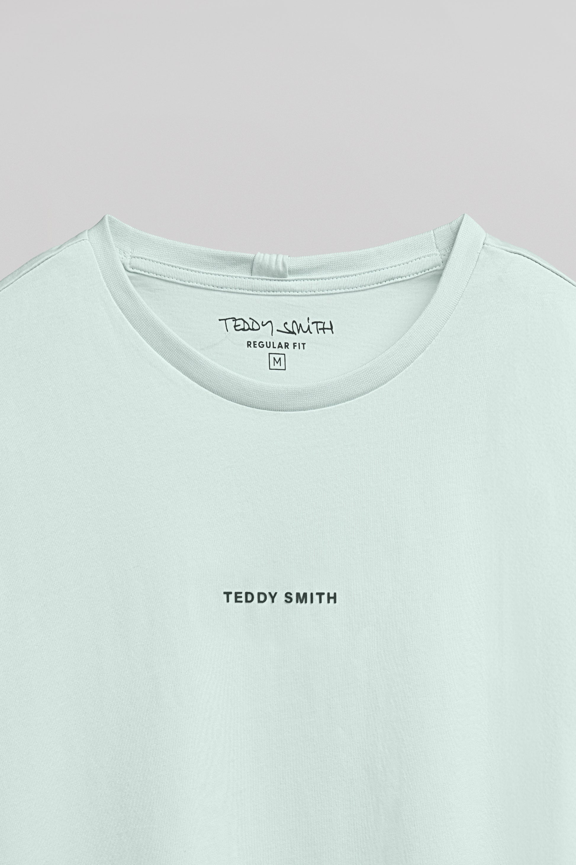 T-shirt col rond T-SOY 2 MC BLEACH MENTHOL - Teddy Smith