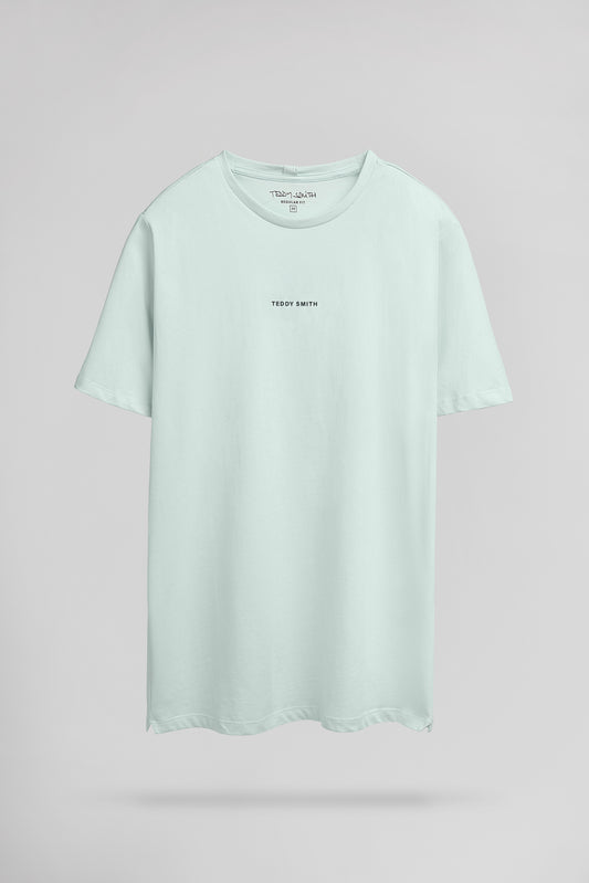 Achat T-shirt col rond T-SOY 2 MC BLEACH MENTHOL - Teddy Smith