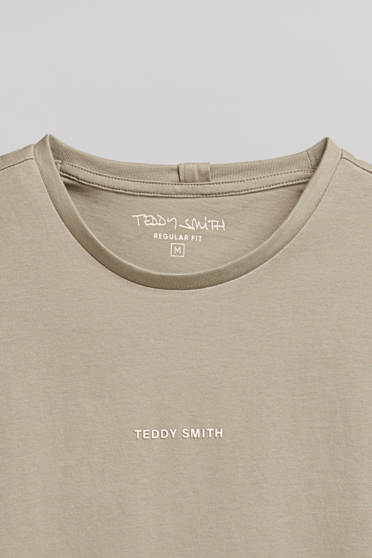 T-shirt T-SOY 2 MC BLEACH KAKI