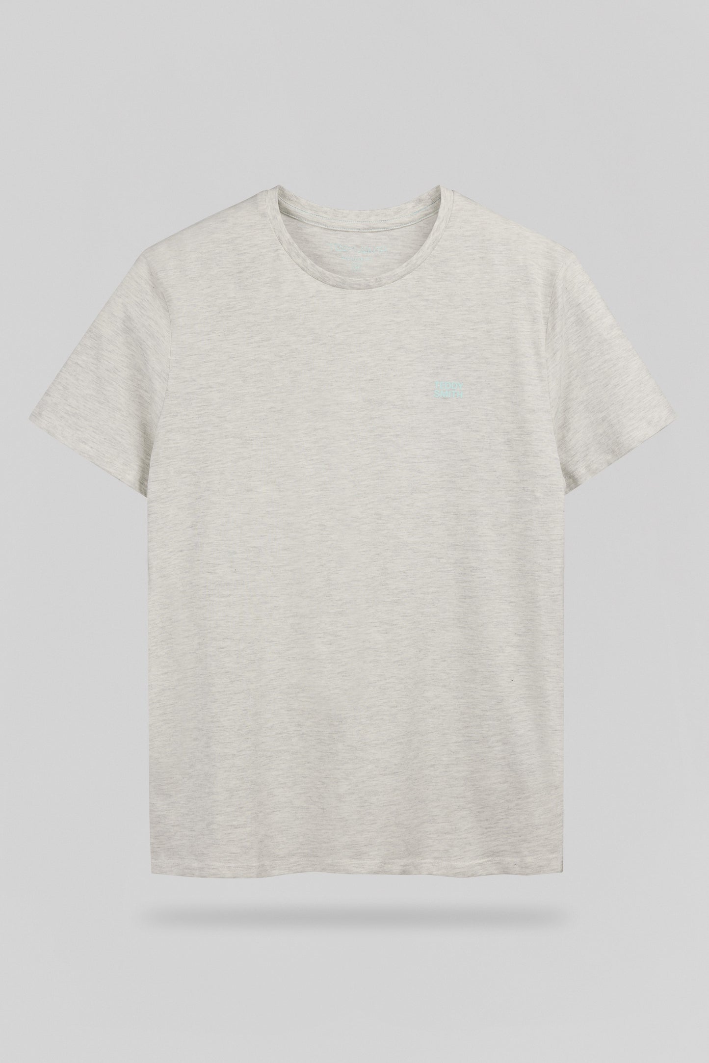 T-shirt col rond THE TEE 1 MC BLANC IVOIRE CHINE - Teddy Smith