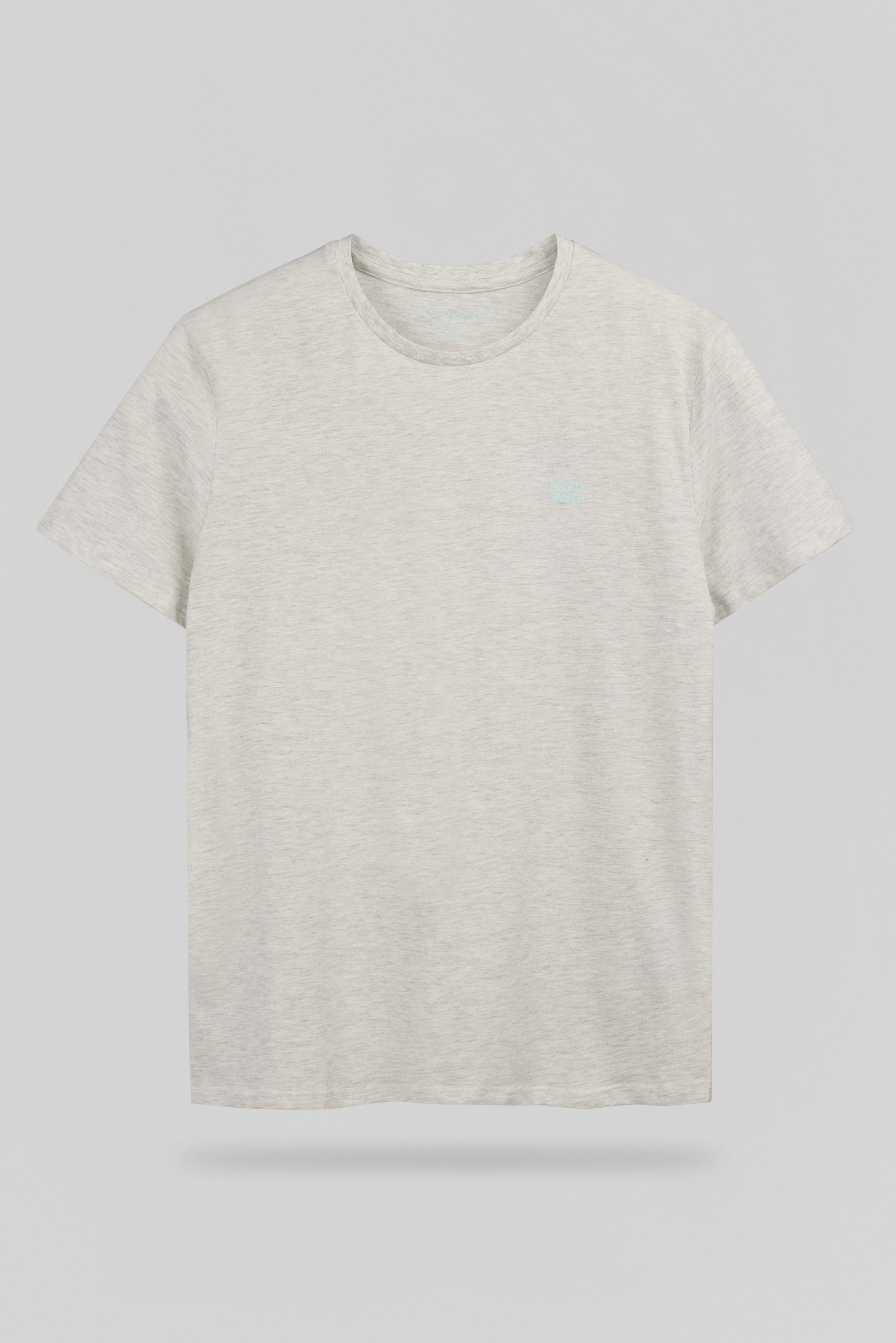 T-shirt col rond THE TEE 1 MC BLANC IVOIRE CHINE - Teddy Smith