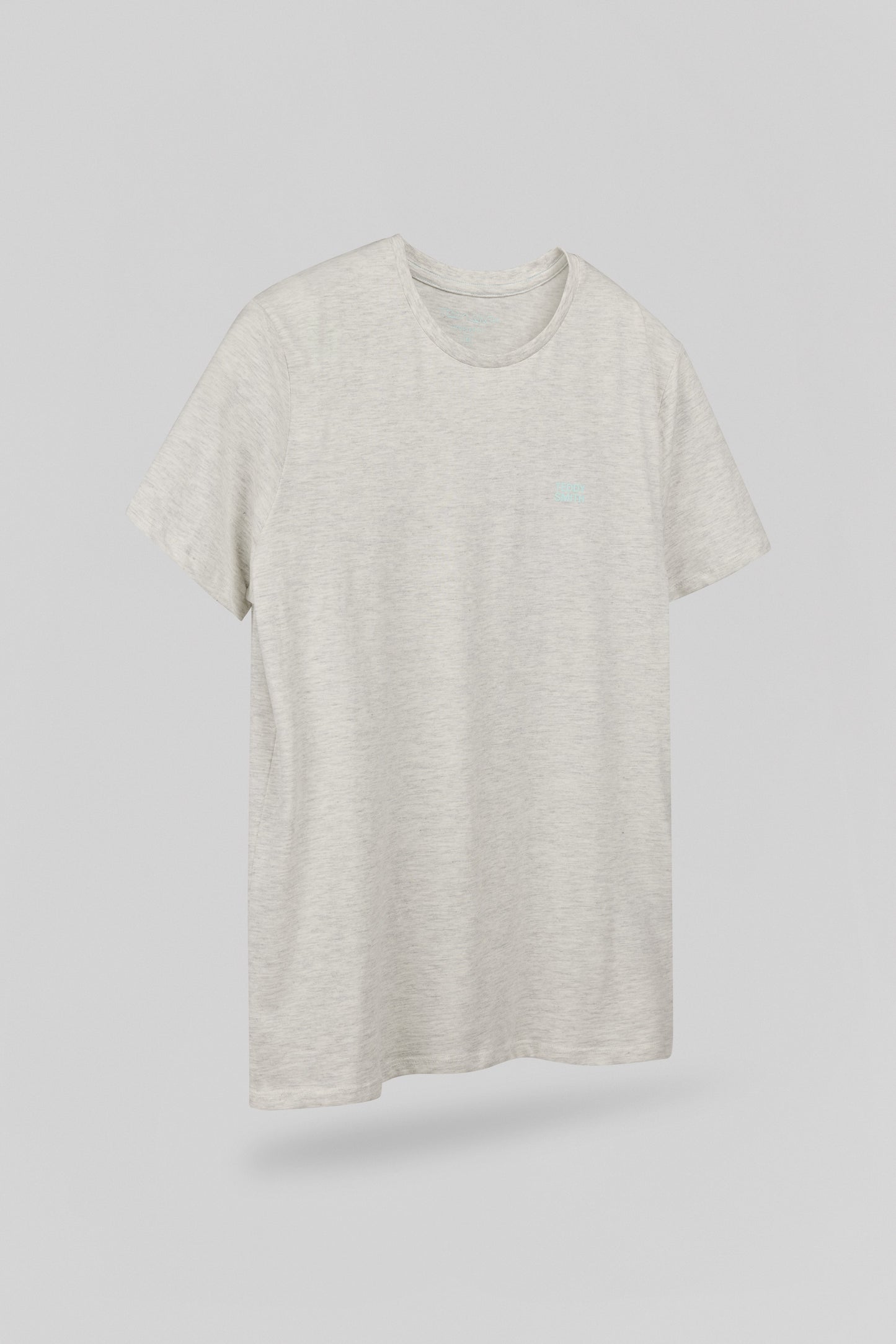 T-shirt col rond THE TEE 1 MC BLANC IVOIRE CHINE - Teddy Smith
