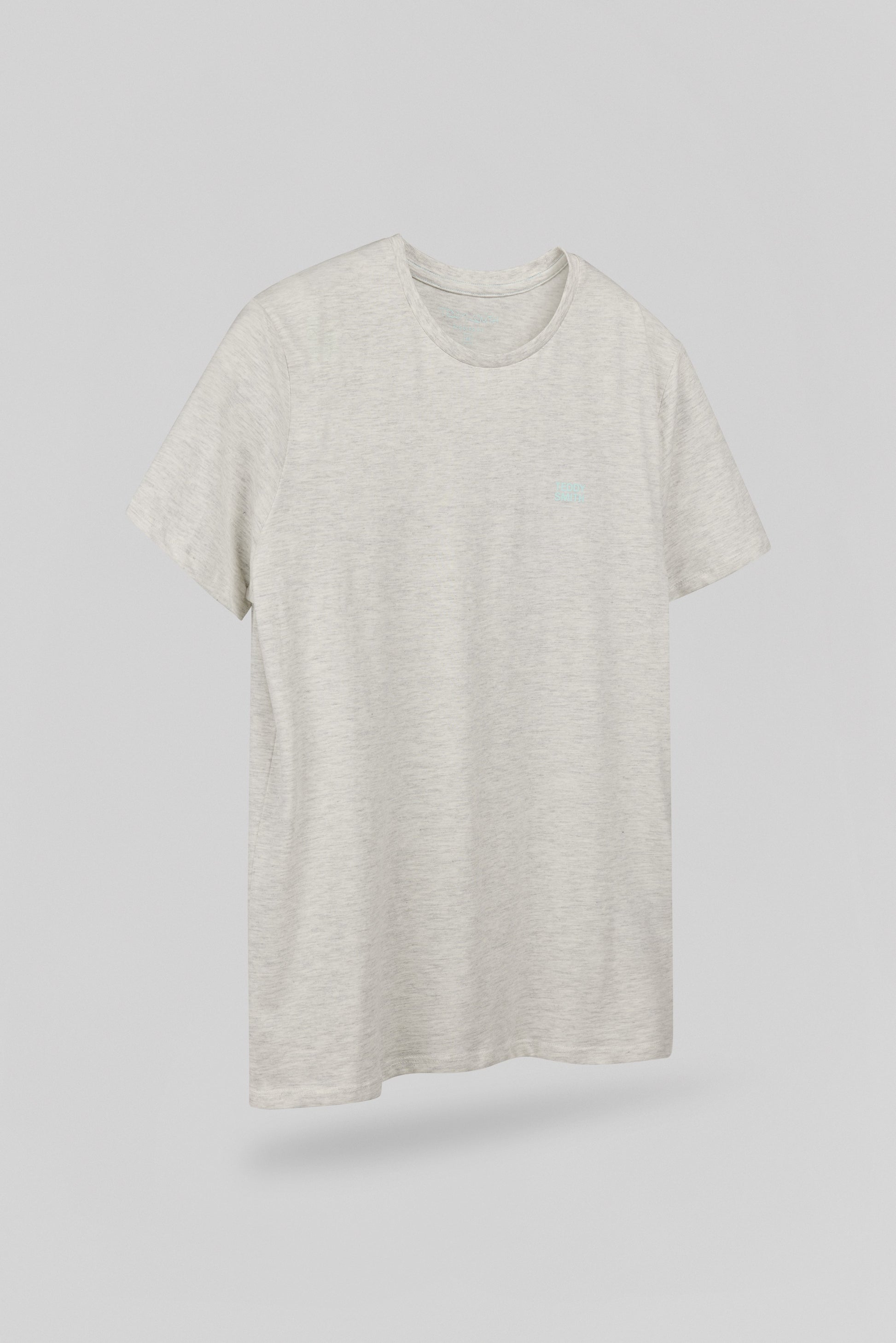 T-shirt col rond THE TEE 1 MC BLANC IVOIRE CHINE - Teddy Smith