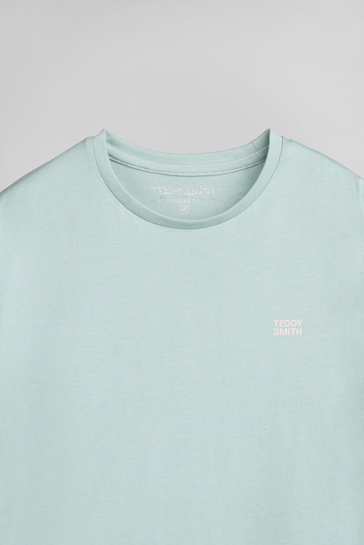 T-shirt col rond THE TEE 1 MC BLEACH MENTHOL - Teddy Smith