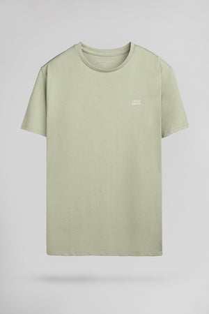 T-shirt col rond THE TEE 1 MC VERT SAUGE - Teddy Smith