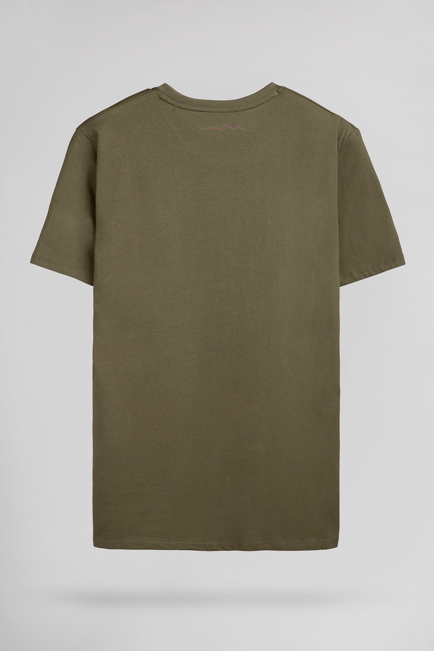 T-shirt col rond THE TEE 1 MC DUSTY KAKI - Teddy Smith