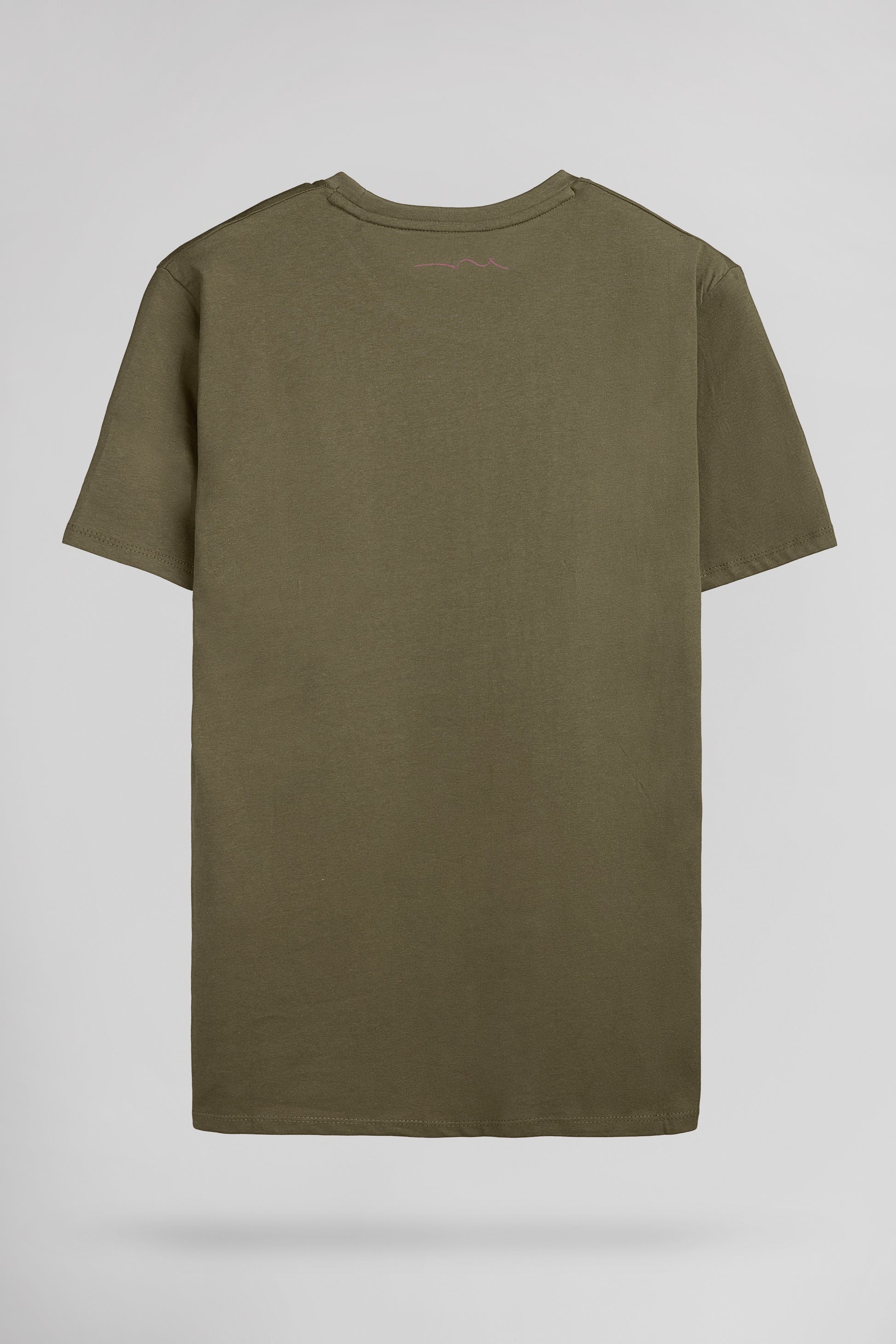T-shirt col rond THE TEE 1 MC DUSTY KAKI - Teddy Smith