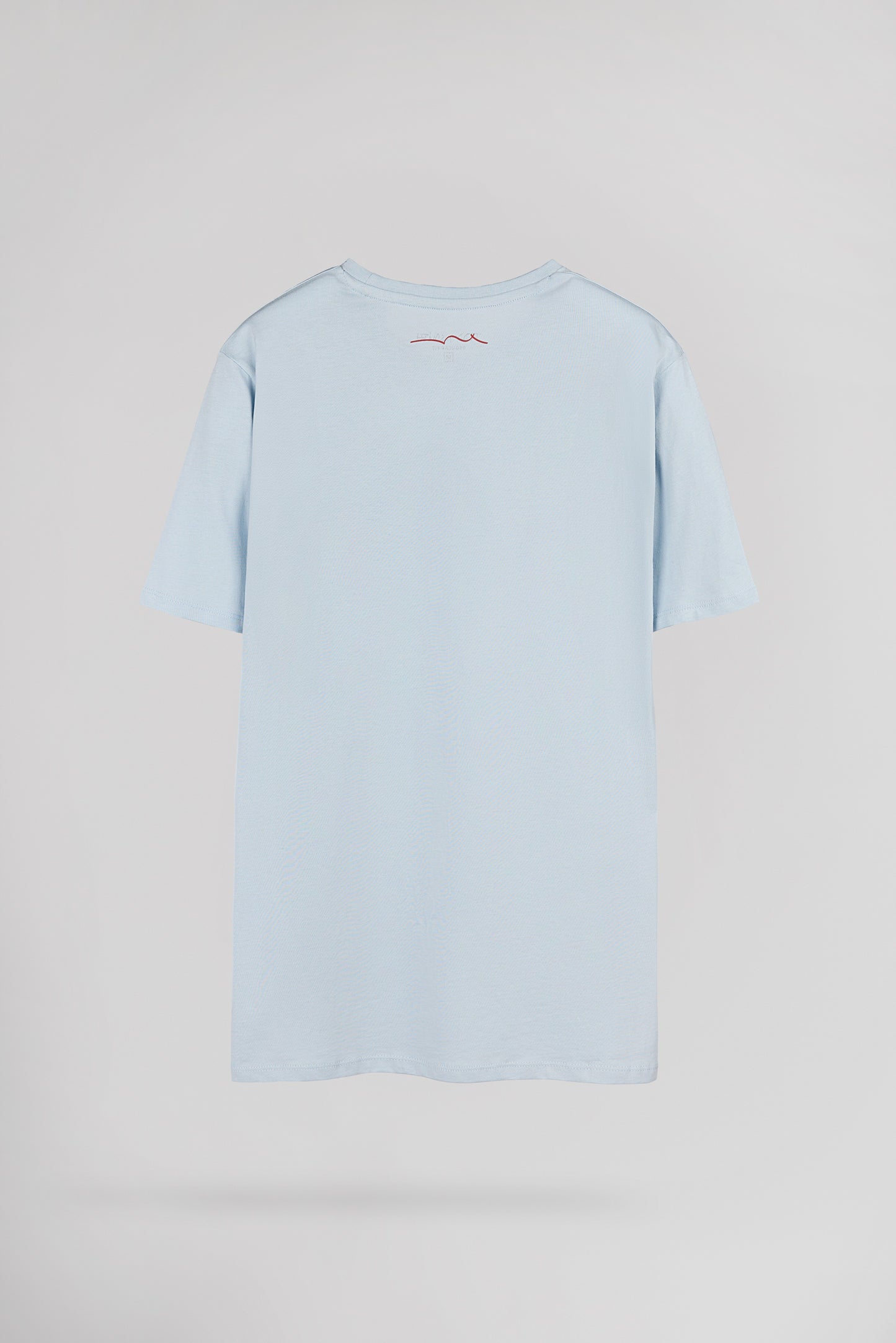 T-shirt col rond T-JIM MC PASTEL BLUE - Teddy Smith