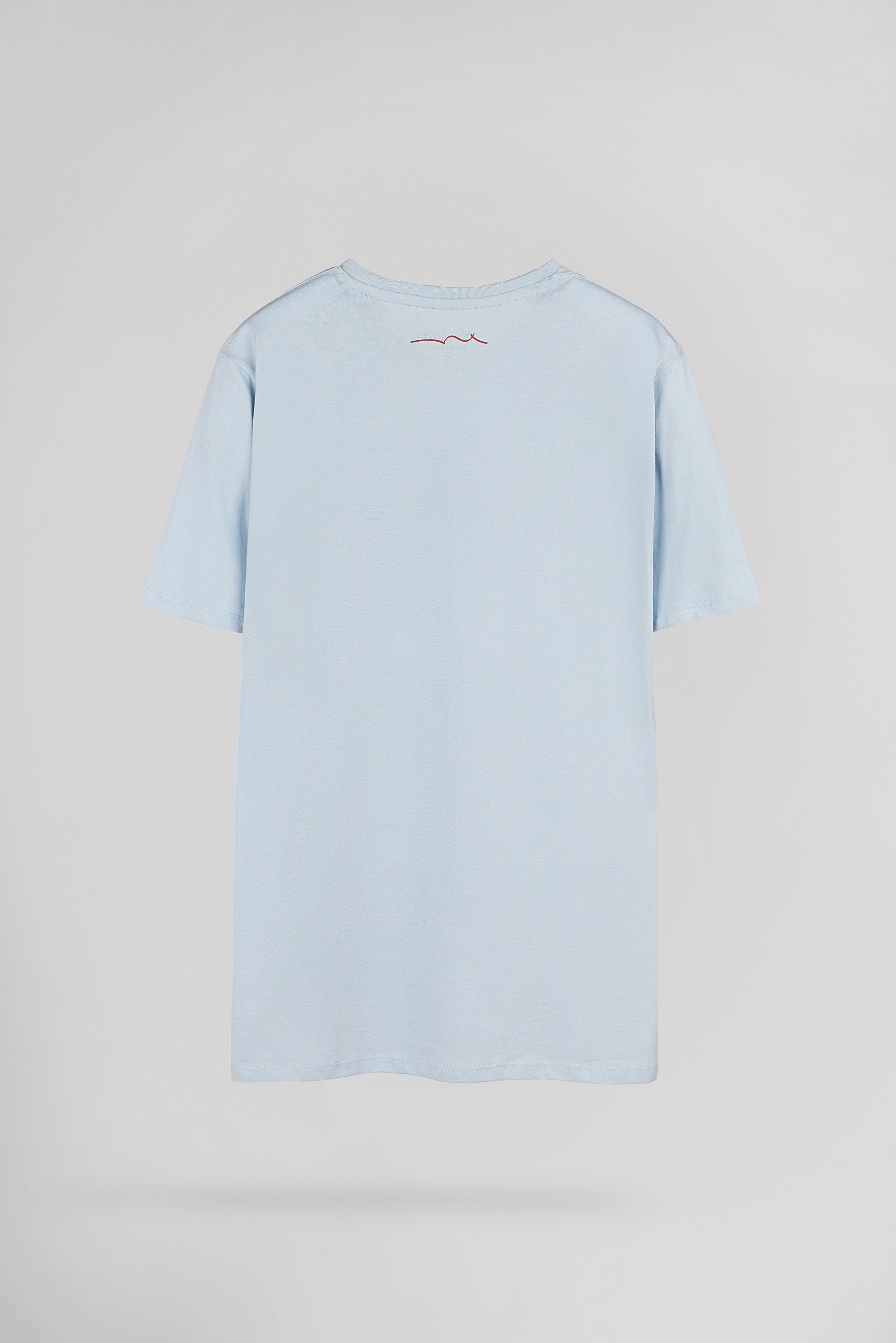 T-shirt col rond T-JIM MC PASTEL BLUE - Teddy Smith