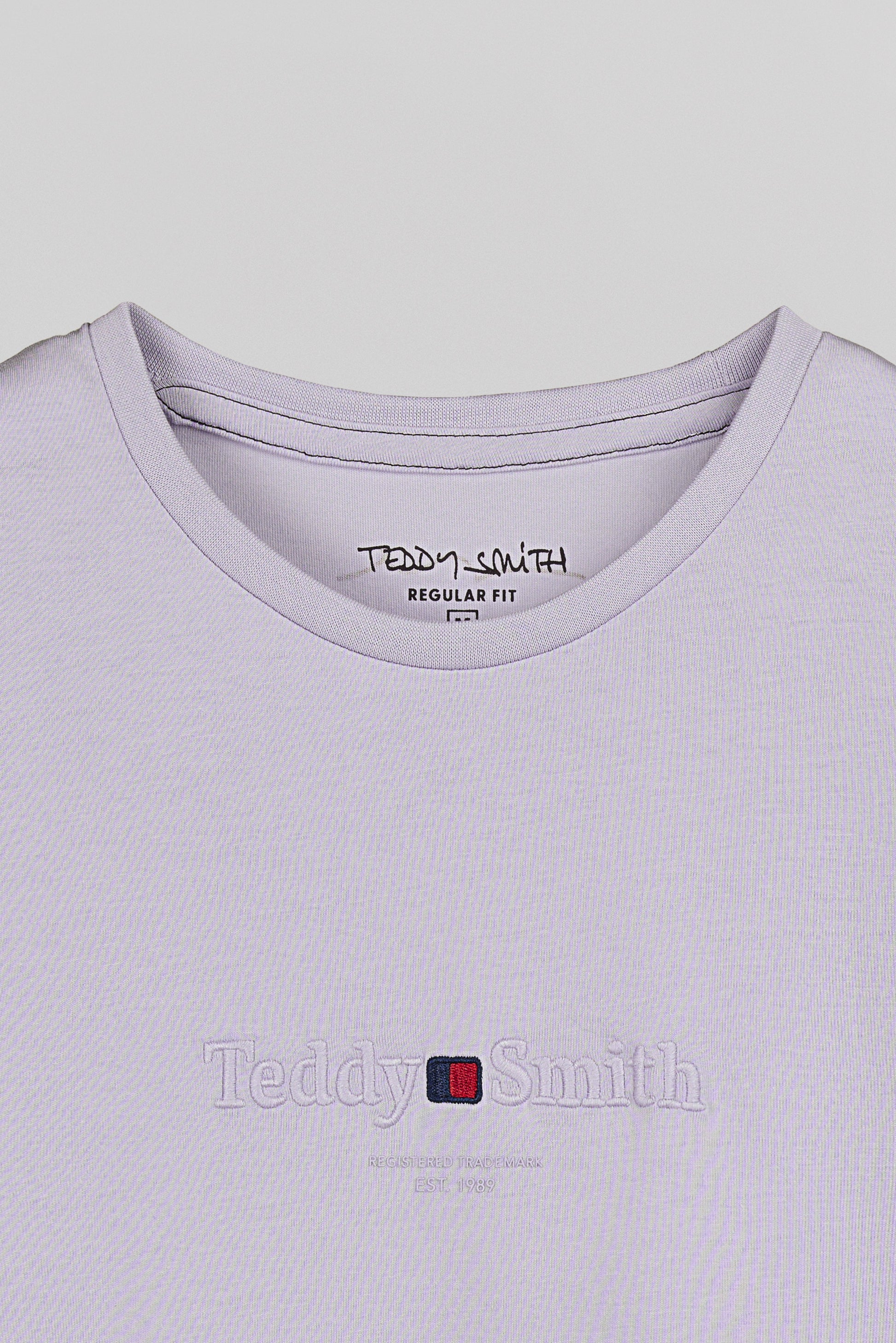 T-shirt col rond T-JIM MC LAVANDE - Teddy Smith
