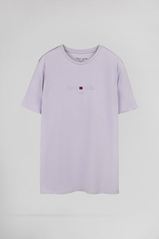 Achat T-shirt col rond T-JIM MC LAVANDE - Teddy Smith