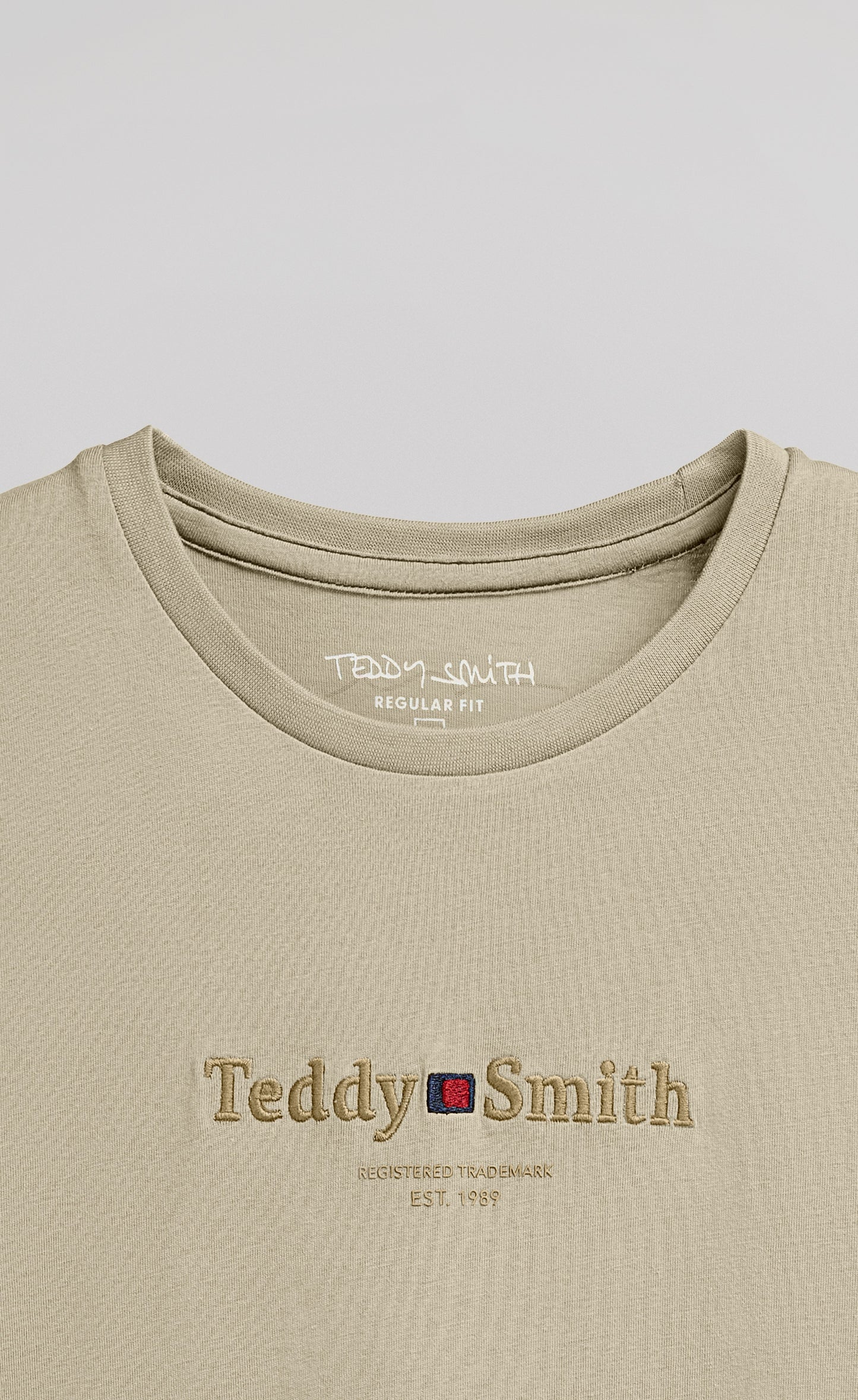 T-shirt T-JIM MC BLEACH KAKI