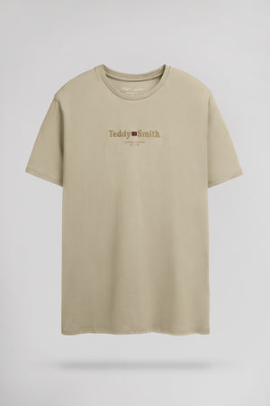 T-shirt T-JIM MC BLEACH KAKI