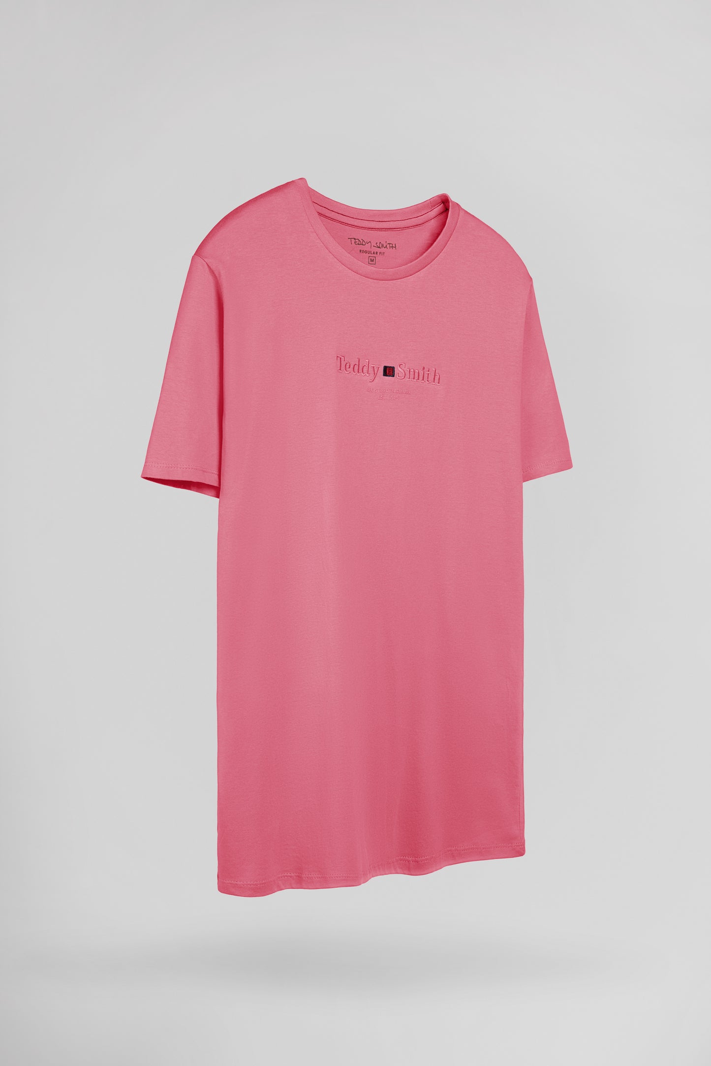 T-shirt col rond T-JIM MC ROSE VIF - Teddy Smith