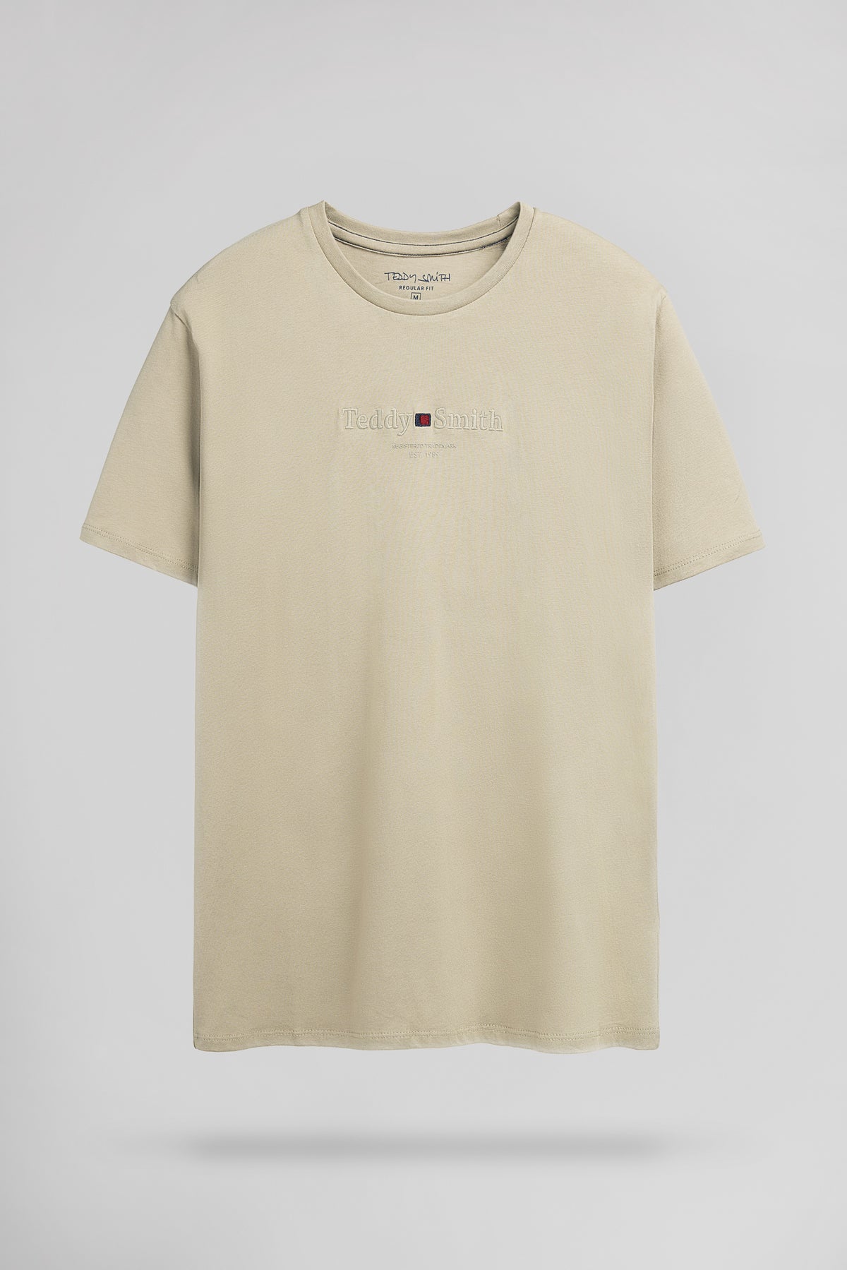 T-shirt col rond T-JIM MC SOFT GREGE - Teddy Smith