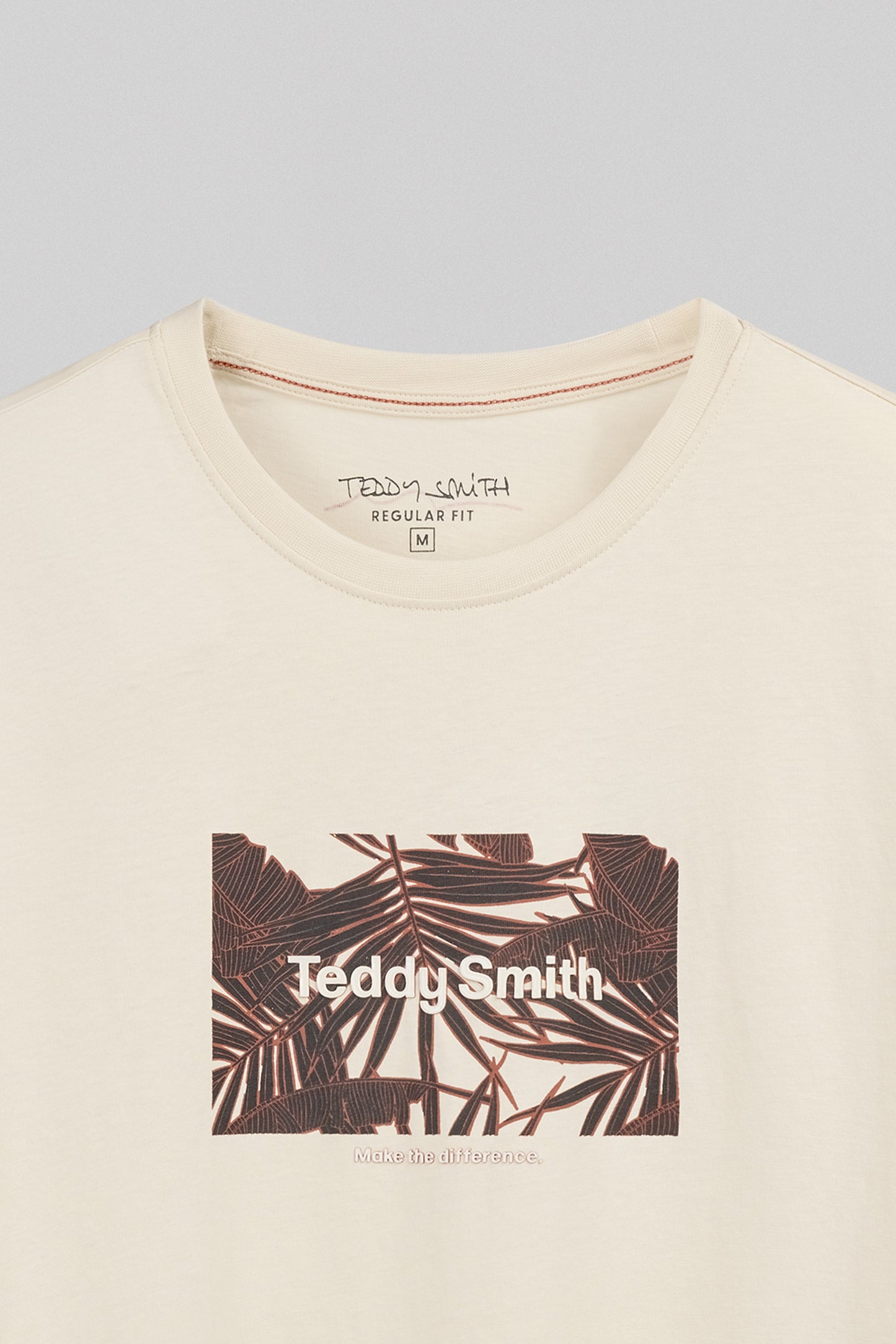 T-shirt T-ARES MC CREAM - Teddy Smith