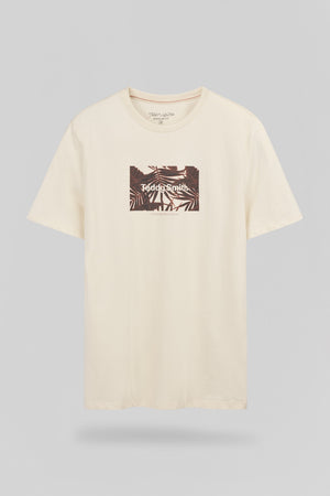 T-shirt T-ARES MC CREAM - Teddy Smith