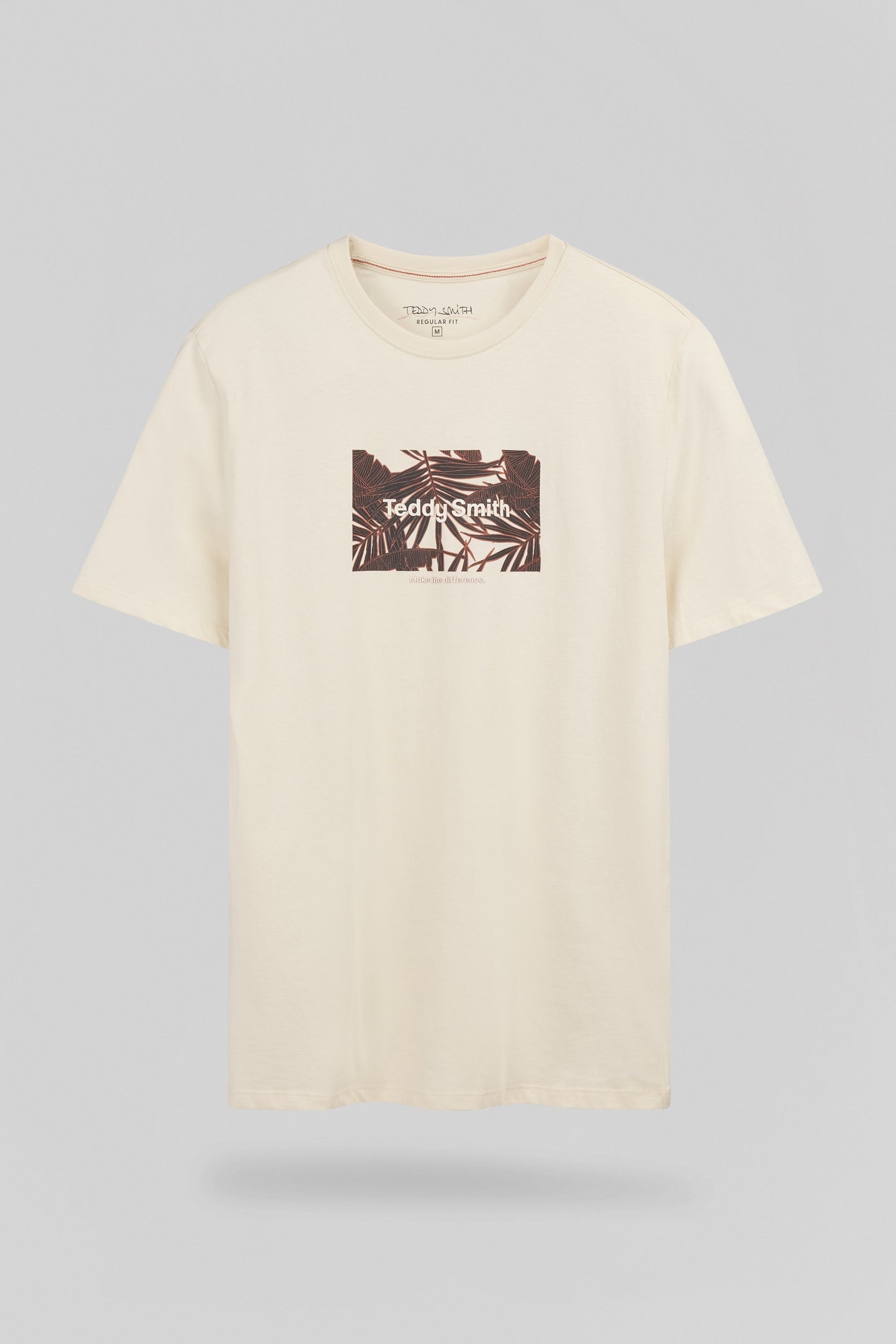 T-shirt T-ARES MC CREAM - Teddy Smith