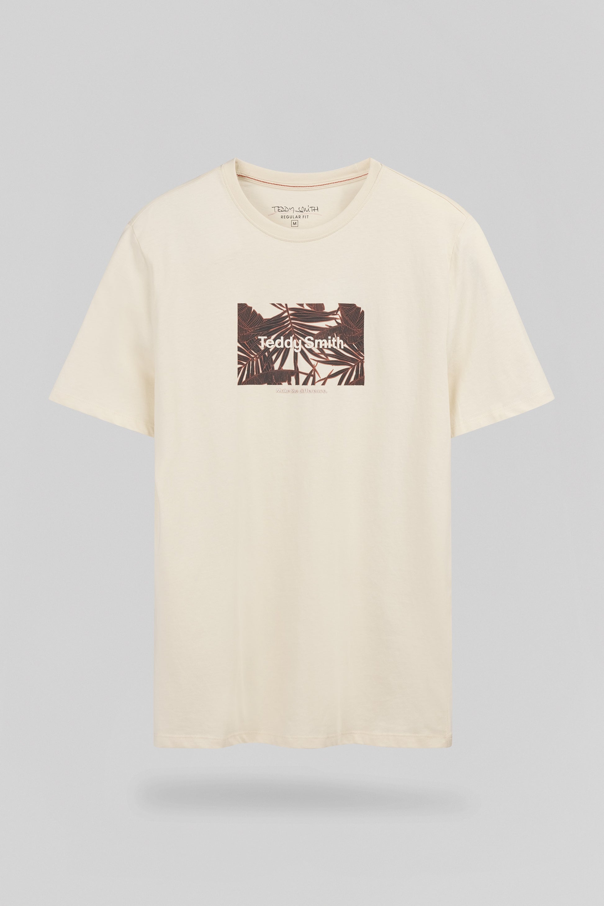 T-shirt T-ARES MC CREAM - Teddy Smith