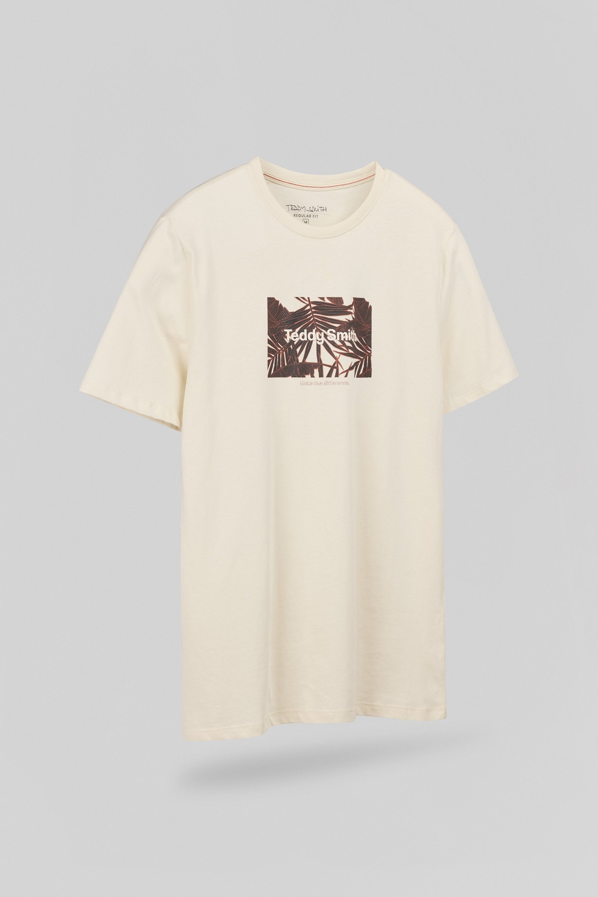 T-shirt T-ARES MC CREAM - Teddy Smith