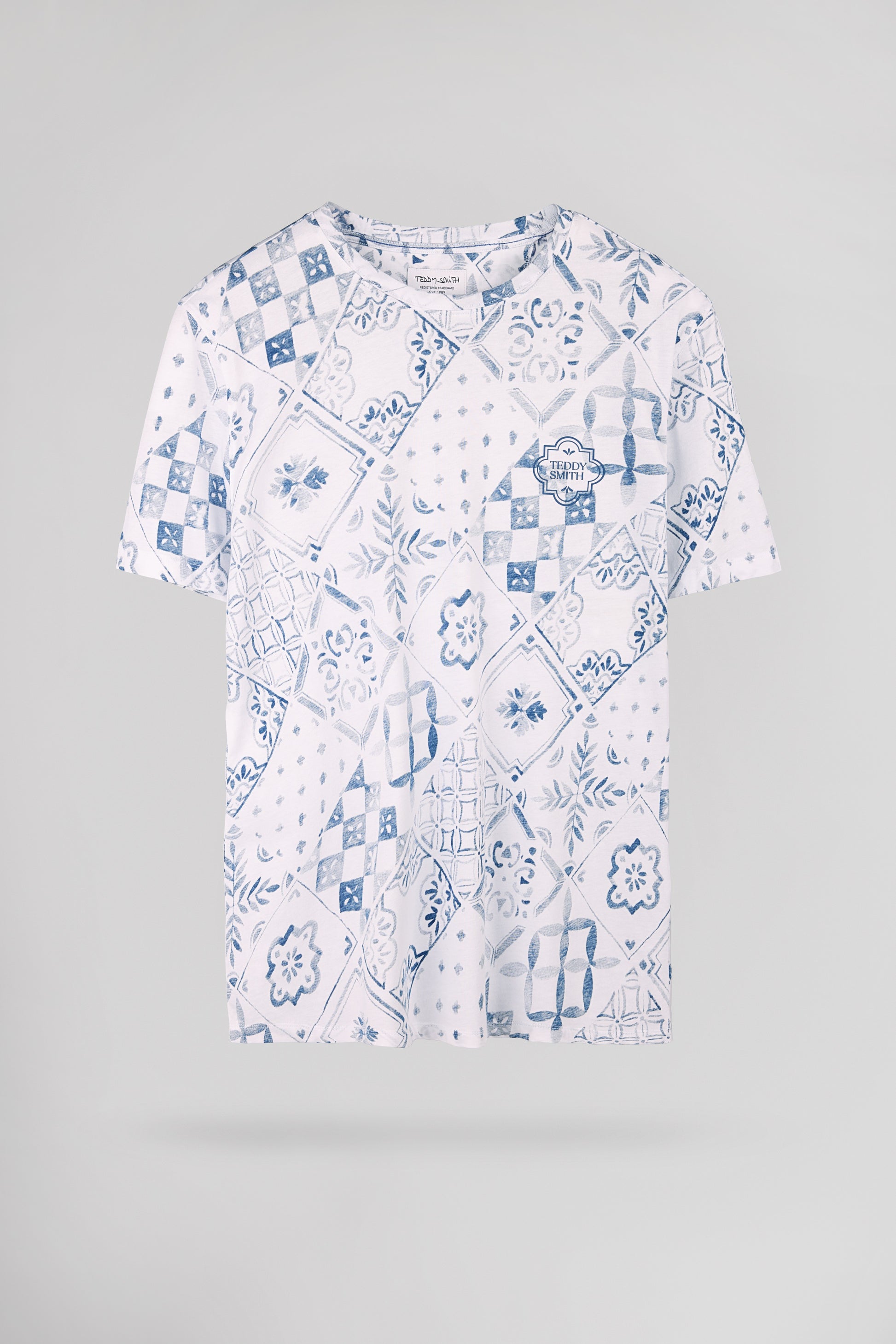 T-shirt T-ARESKI MC BLANC - Teddy Smith