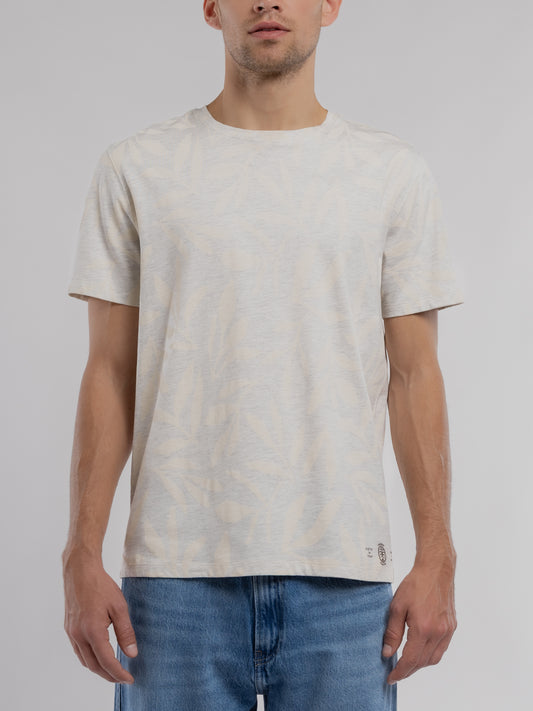 Achat T-shirt T-ARESKI MC BLANC IVOIRE CHINE - Teddy Smith