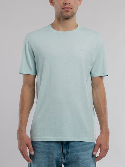 Achat T-shirt T-NARVIK MC BLEACH MENTHOL GRINDLE - Teddy Smith