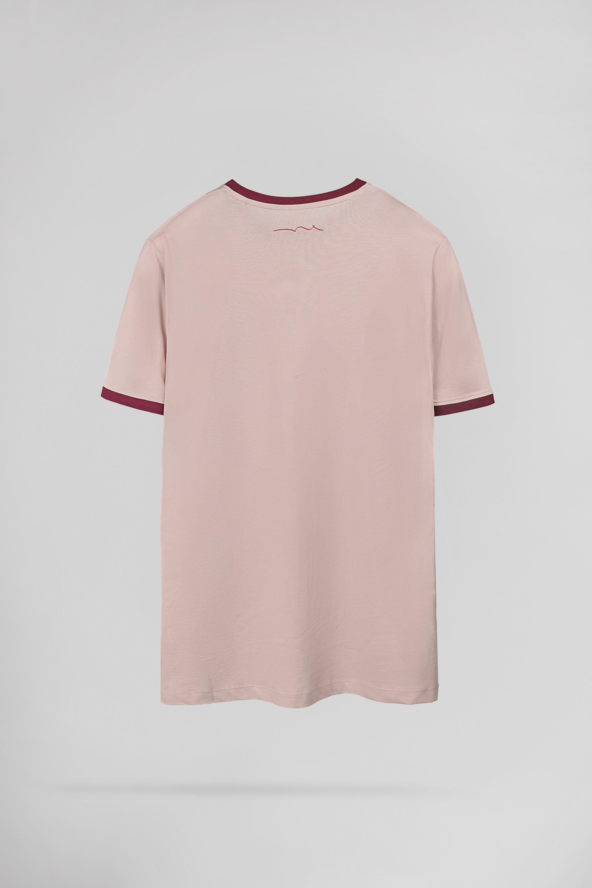 T-shirt col rond TICLASS MC ROSE PASTEL - Teddy Smith