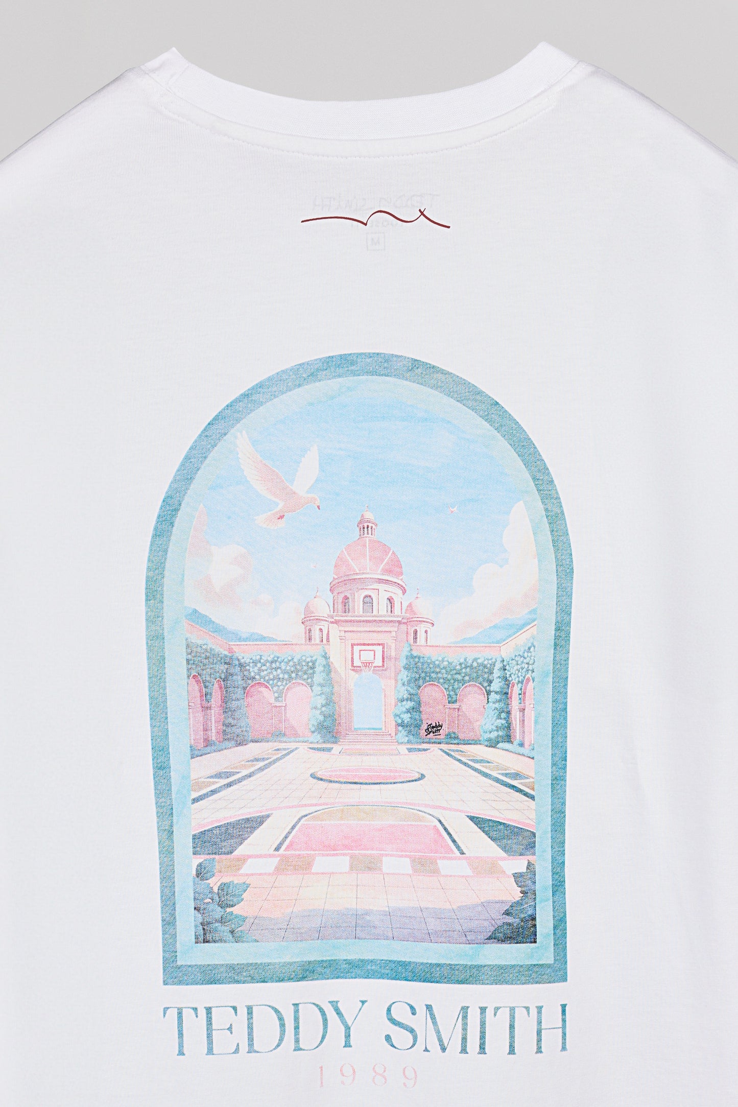 T-shirt ample T-ANDREW MC BLANC - Teddy Smith