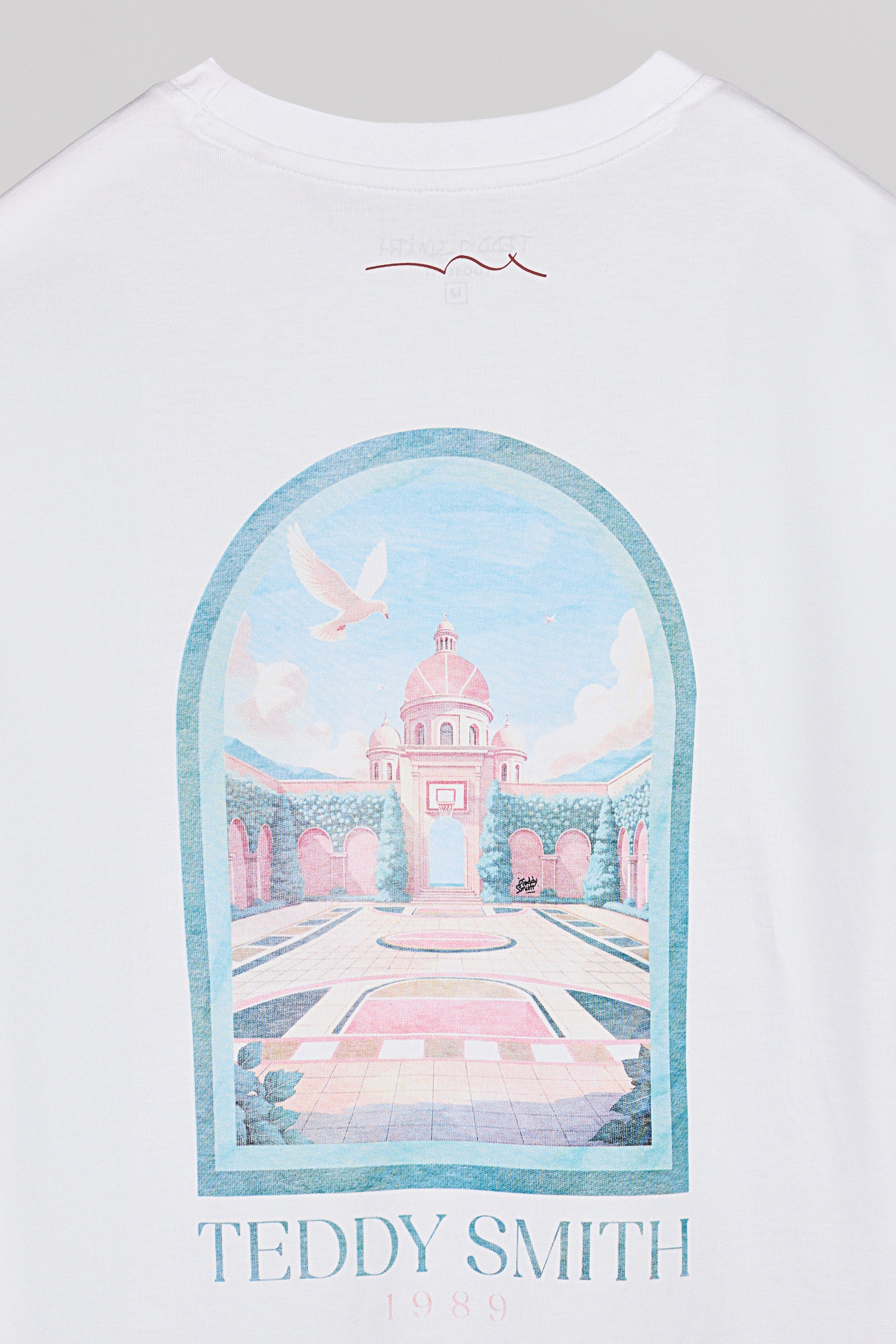 T-shirt ample T-ANDREW MC BLANC - Teddy Smith
