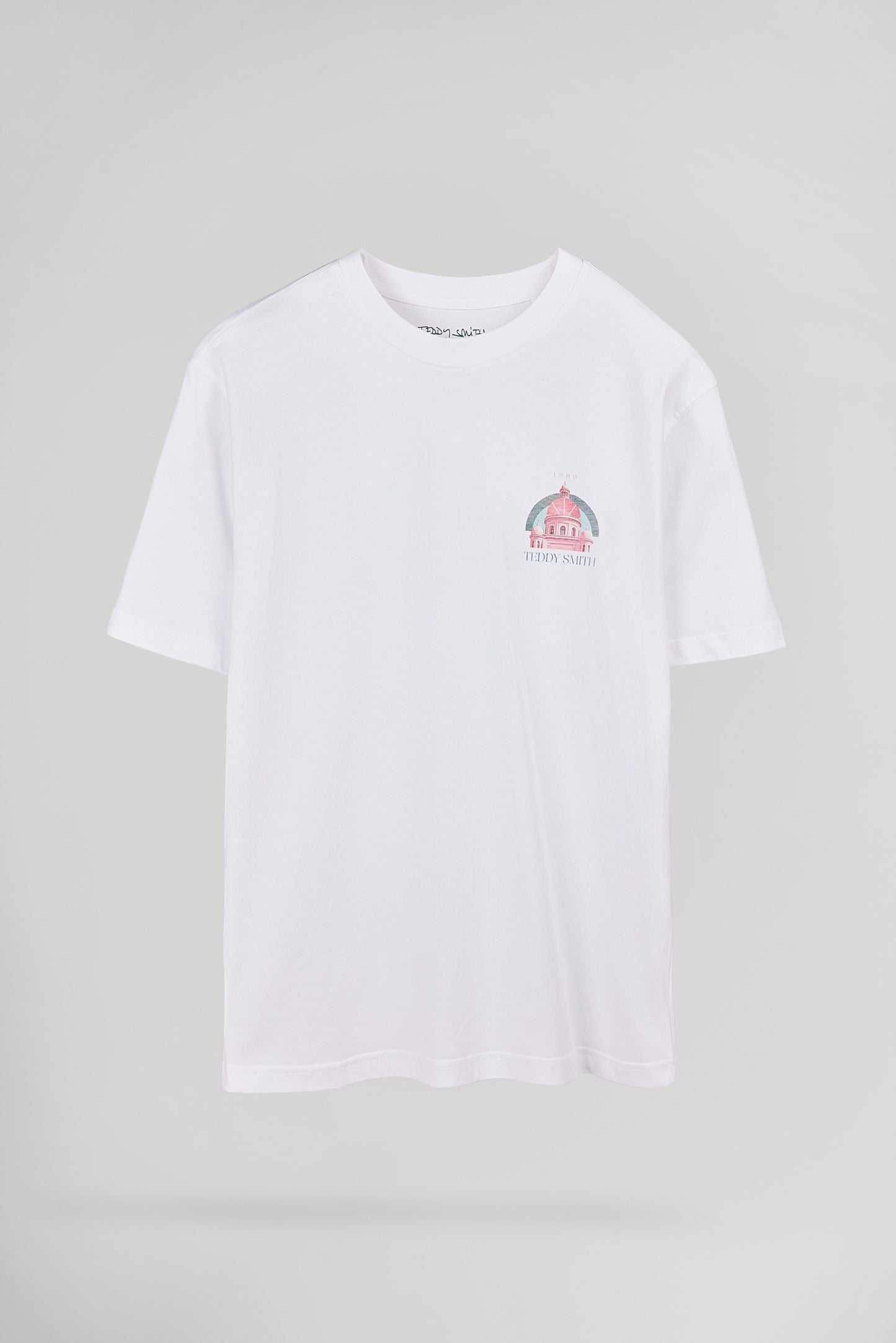 T-shirt ample T-ANDREW MC BLANC - Teddy Smith