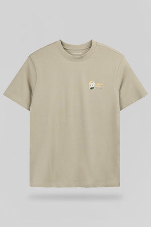 T-shirt T-COAST MC BLEACH KAKI - Teddy Smith