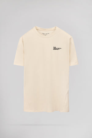 T-shirt T-COMPANY MC CREAM