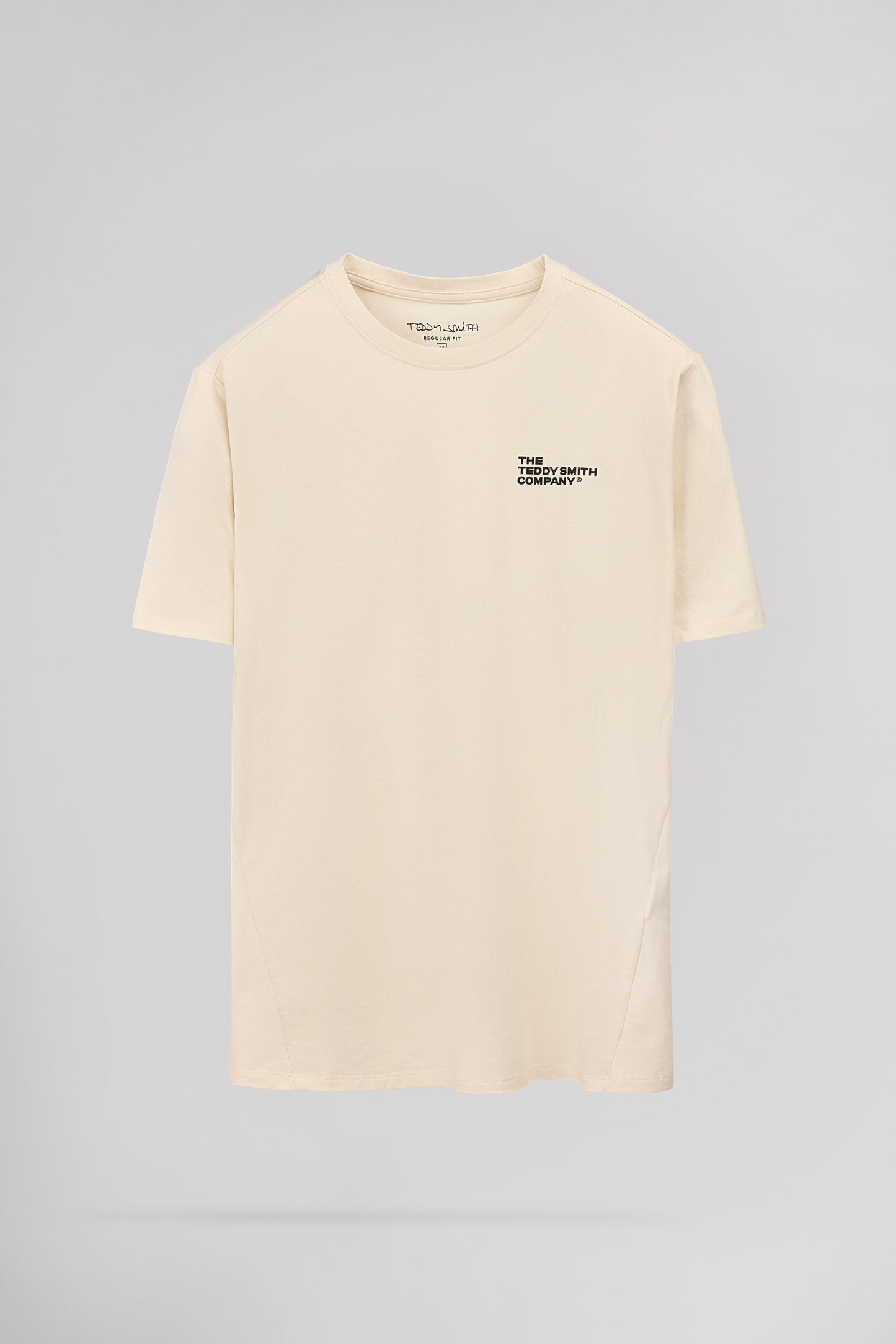 T-shirt T-COMPANY MC CREAM