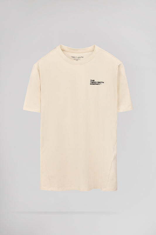 Achat T-shirt T-COMPANY MC CREAM