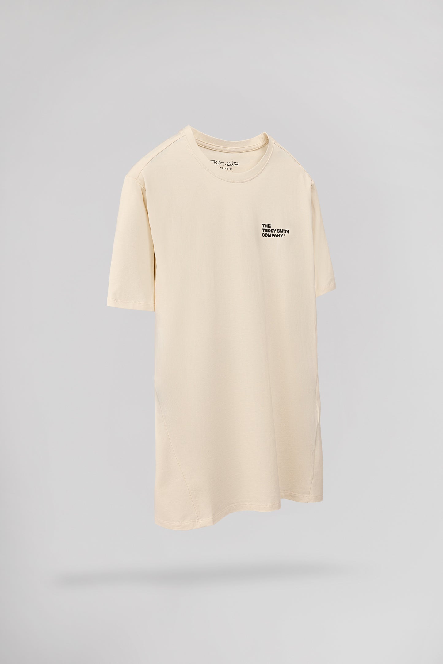 T-shirt T-COMPANY MC CREAM