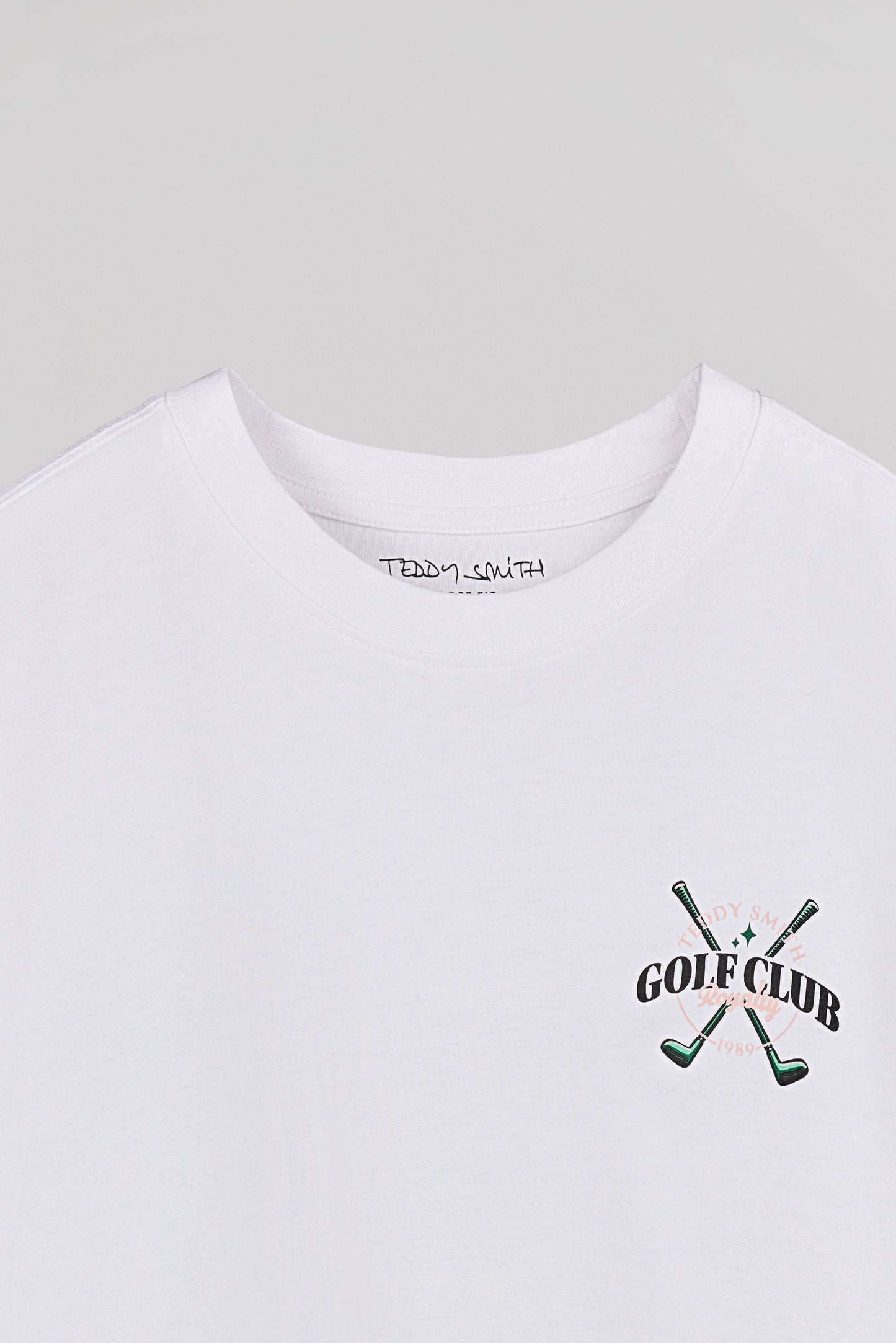 T-shirt ample T-DAMIEN MC BLANC - Teddy Smith