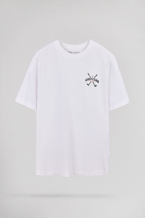 T-shirt ample T-DAMIEN MC BLANC - Teddy Smith