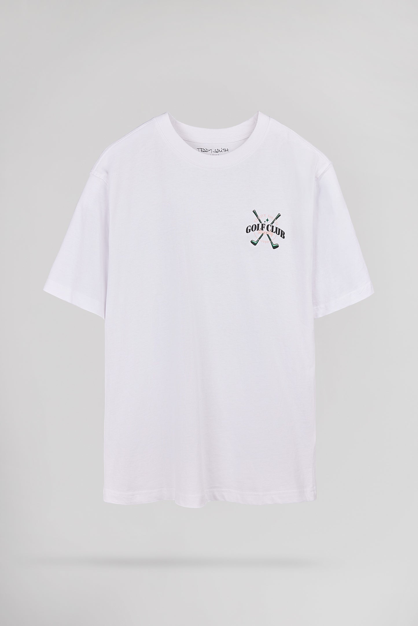 T-shirt ample T-DAMIEN MC BLANC - Teddy Smith