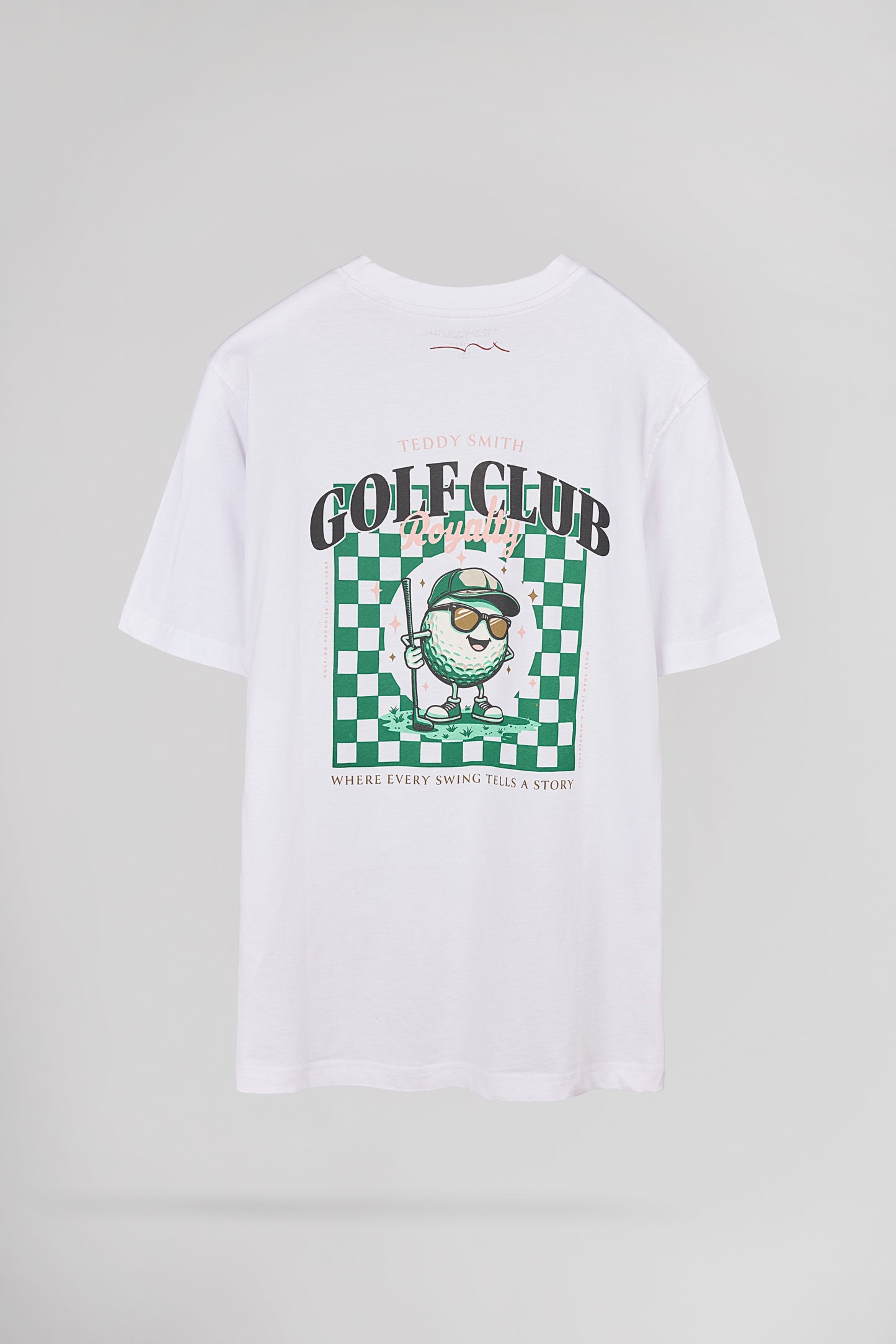 T-shirt ample T-DAMIEN MC BLANC - Teddy Smith