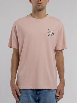 T-shirt T-DAMIEN MC ROSE PASTEL - Teddy Smith