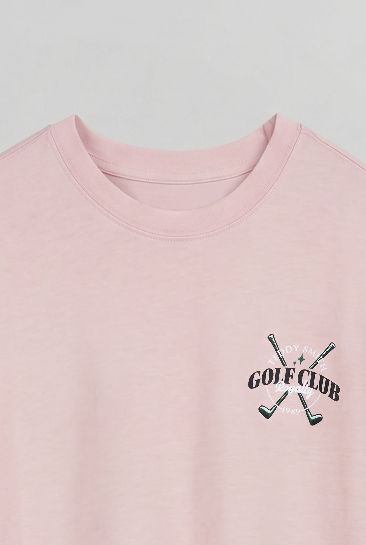 T-shirt ample T-DAMIEN MC ROSE PASTEL