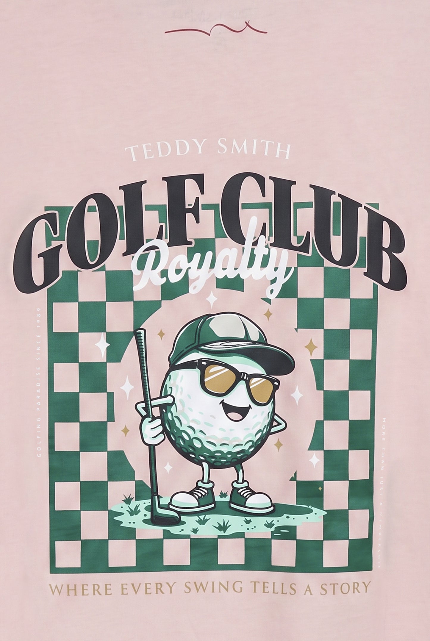 T-shirt ample T-DAMIEN MC ROSE PASTEL