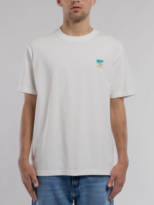 Achat T-shirt T-EDRIC MC MIDDLE WHITE - Teddy Smith